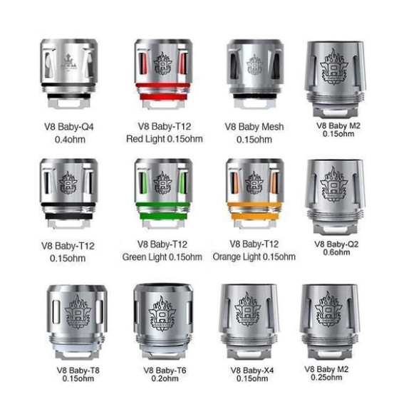 Résistances TFV8 Baby Smoktech