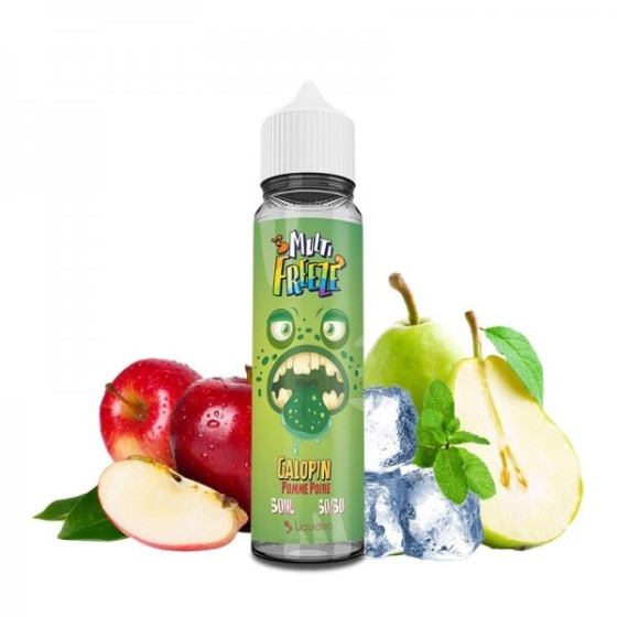 E liquide Galopin Pomme Poire 50ml Liquideo Multi Freeze