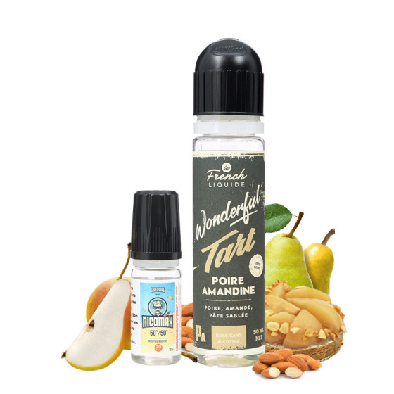 E liquide Poire amandine 50ml Le french liquide Wonderful tard