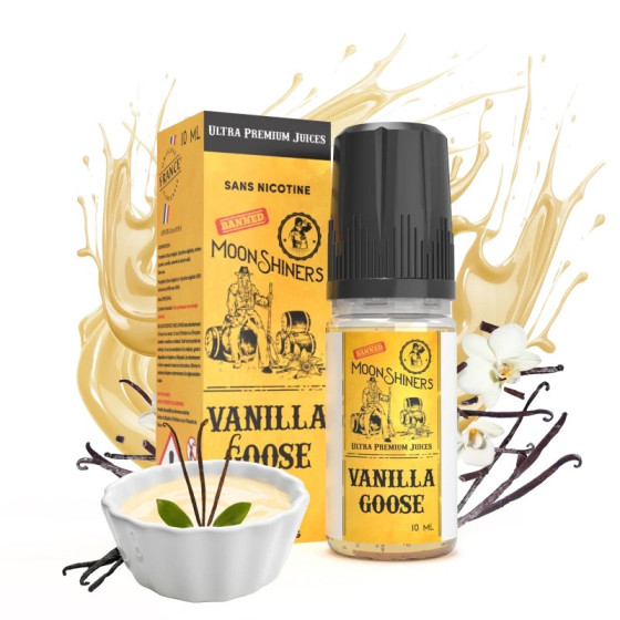 E liquide Vanilla goose 10ML Le french liquide Moonshiners (Pack de 6)