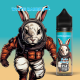 E liquide 50ml White Rabbbit