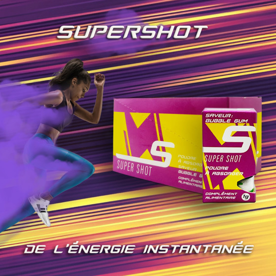 Super Shot - Poudre énergisante voie orale (Boite de 10)