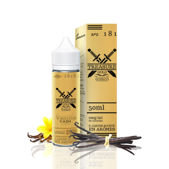 E Liquide Vanilla Cash - Treasure Gold 50 ML (Mix & Vape)