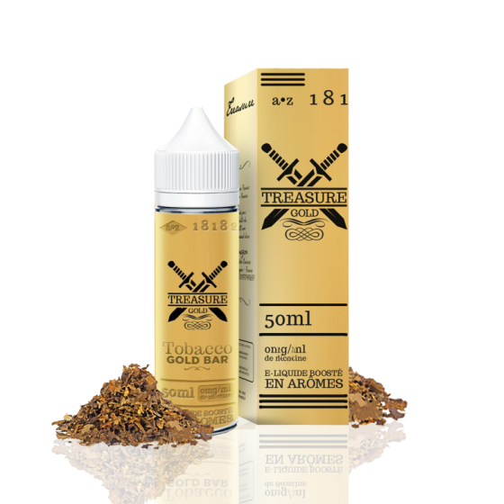E Liquide Tobacco Gold - Treasure Gold 50 ML (Mix & Vape)