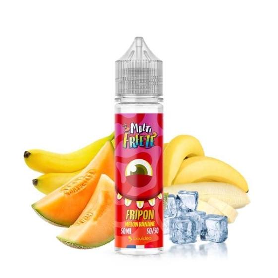 E liquide Fripon Melon Banane 50ml Liquideo Multi Freeze
